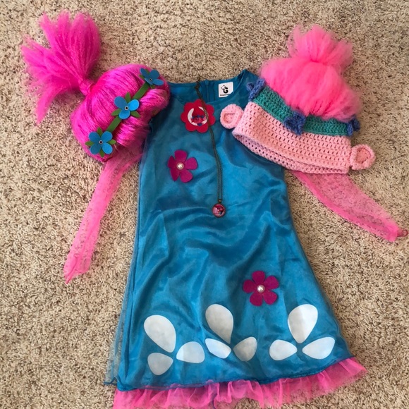 Other - Princess poppy costume with custom crocheted hat